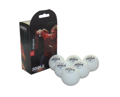М'ячі для настільного тенісу Joola Select 3 * 40 + (6 шт в уп)