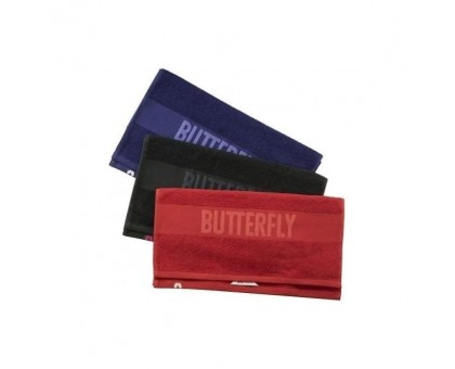 Рушник Butterfly Stripe (червоний, чорний, синій)
