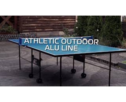 Всепогодний тенісний стіл "GSI-sport", модель "Athletic Outdoor Alu Line", артикул Gt-2